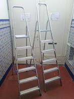 2 ALUMINIUM LADDERS MET 6 TREDEN, Doe-het-zelf en Bouw, Ophalen, Zo goed als nieuw, Ladder