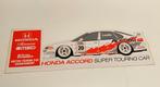 Sticker Honda Accord 2000 BTCC David Leslie, Verzamelen, Ophalen of Verzenden, Zo goed als nieuw