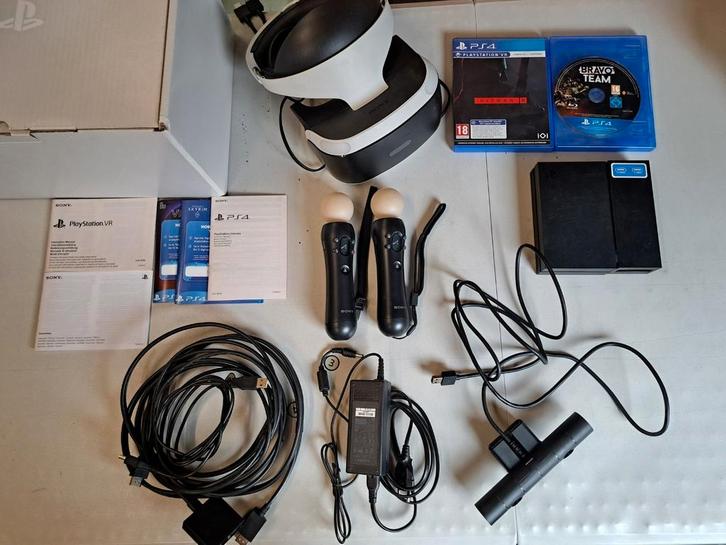 Compleet PlayStation VR-pakket (PS4), Games en Spelcomputers, Virtual Reality, Zo goed als nieuw, Sony PlayStation, VR-bril, Ophalen of Verzenden
