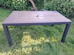 Tuintafel, Tuin en Terras, Tuintafels, Ophalen, Gebruikt, Rechthoekig, Kunststof