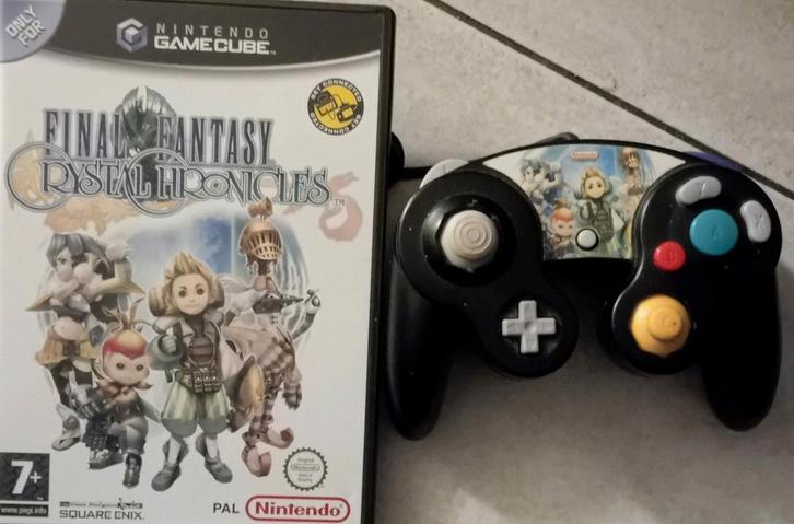 Nintendo Gamecube:Final Fantasy,/Cristal Chron.Controle, Games en Spelcomputers, Spelcomputers | Nintendo GameCube, Zo goed als nieuw