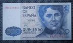 Bankbiljet 500 Peseta Spanje 1979 UNC, Postzegels en Munten, Bankbiljetten | Europa | Niet-Eurobiljetten, Ophalen of Verzenden