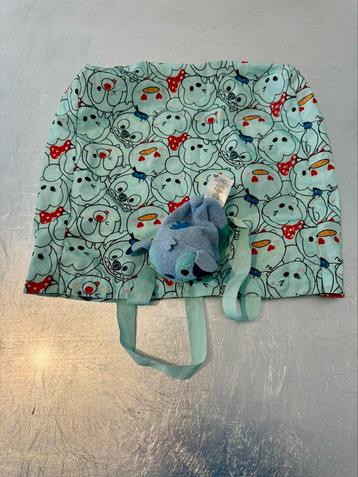 Peluche Tsum Tsum Stitch sac pliable Disneyland  disponible aux enchères