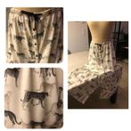 Rok K Design/ maat 44-48/ €10, Beige, Ophalen of Verzenden, Zo goed als nieuw