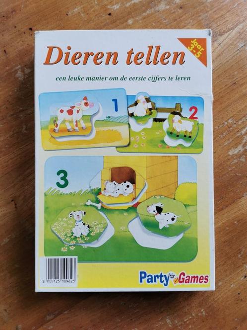 Dieren tellen (3-5 jaar), Kinderen en Baby's, Speelgoed | Educatief en Creatief, Gebruikt, Puzzelen, Rekenen, Ophalen of Verzenden