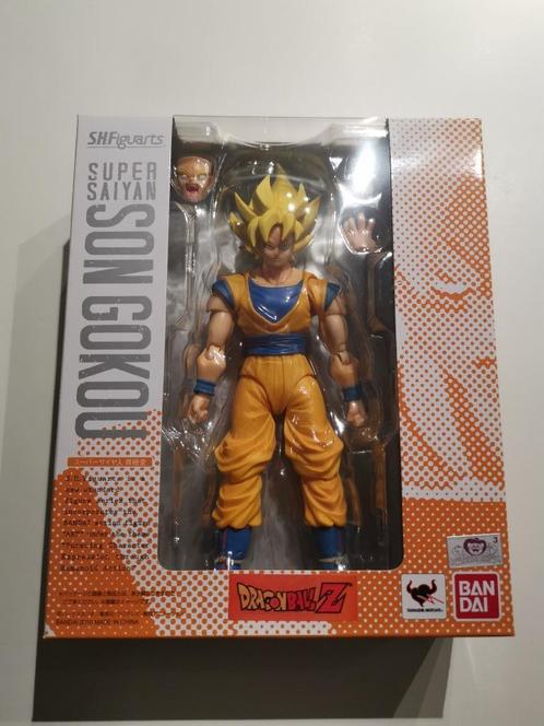 S.H. Figuarts Dragon Ball Super Saiyan Son Goku, Collections, Statues & Figurines, Neuf, Humain, Enlèvement ou Envoi