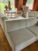 L-zetel beige, 320cm x 175cm, Huis en Inrichting, Zetels | Zetels, Ophalen, Gebruikt, 100 tot 125 cm, Hoekbank