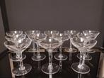 Val-St-Lambert: 12 champagne coupes model Nestor, Antiek en Kunst, Antiek | Glaswerk en Kristal, Ophalen