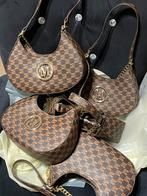 5 tassen Neue Mascotte Damestassen, Handtassen en Accessoires, Tassen | Damestassen, Verzenden, Zo goed als nieuw, Bruin, Handtas