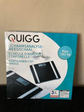 Nouvelle balance d'analyse corporelle Quigg, Electroménager, Neuf, 100 kg ou plus, Enlèvement ou Envoi, Pèse-personne