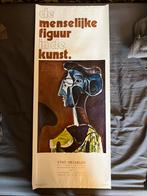 Affiche : de menselijke figuur in de kunst 1971, Verzamelen, Posters, Ophalen of Verzenden, Gebruikt, Rechthoekig Staand