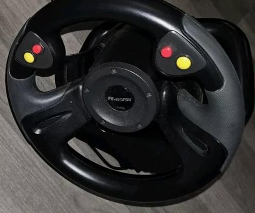 Saitek R220 Stuurwiel PC-USB, Games en Spelcomputers, Spelcomputers | Sony Consoles | Accessoires, Gebruikt, Stuur of Pedalen