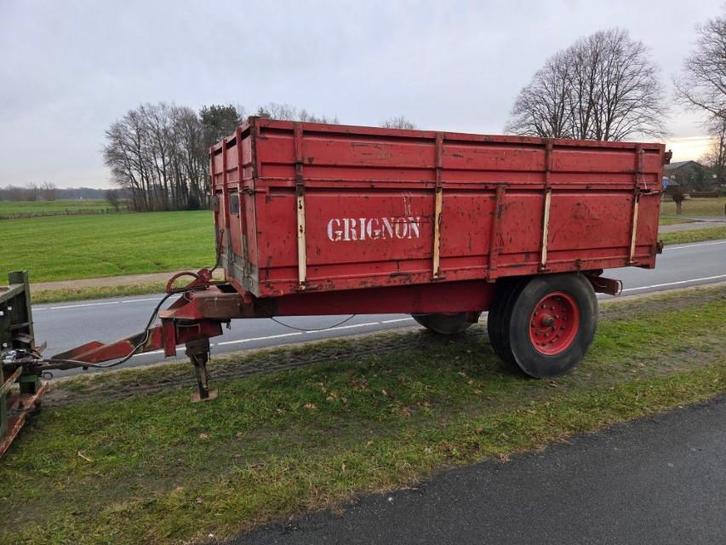 6 tons Grigon kipper, geremde as, goede staat, kipwagen, Zakelijke goederen, Machines en Bouw | Overig, Ophalen