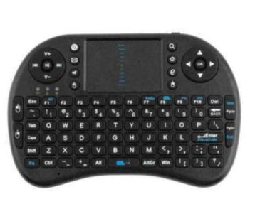 Mini clavier sans fil noir 2.4G avec touchepad 