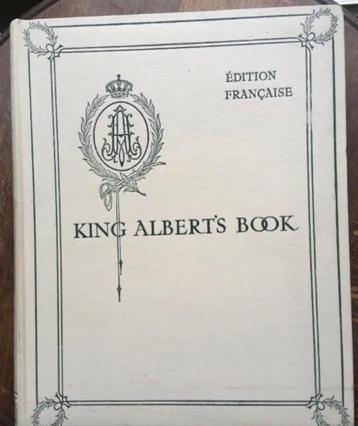 Antiek boek 1914 “Albert’s Book” édit. française 1ste druk 