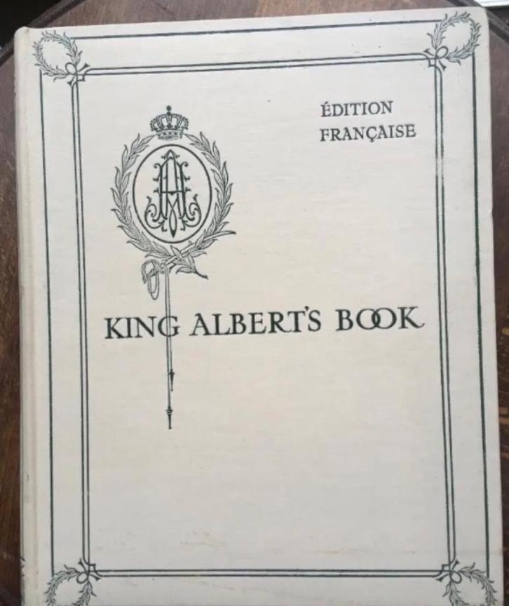 Antiek boek 1914 “Albert’s Book” édit. française 1ste druk, Antiek en Kunst, Antiek | Boeken en Manuscripten, Ophalen of Verzenden
