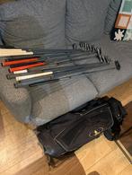 Sac et clubs de golf vintage, Sport en Fitness, Golf, Ophalen, Zo goed als nieuw, Set, Cleveland