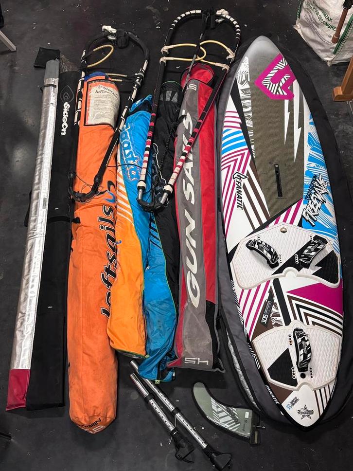 Freewave volledige pijlkoker, Watersport en Boten, Windsurfen, Zo goed als nieuw, Complete set, Ophalen