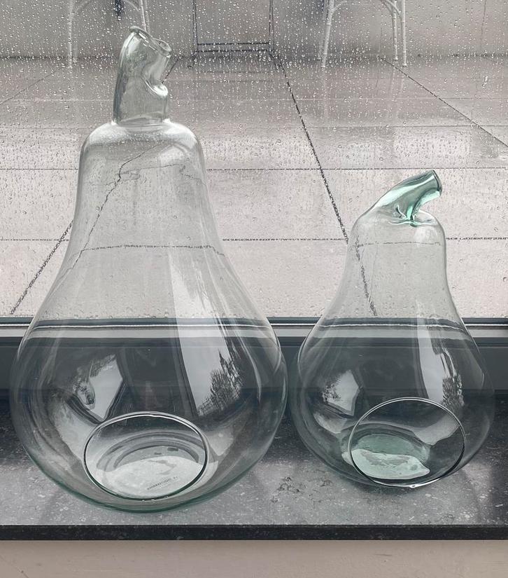 Vases/Cloches en verre La Mediterranea, Fait main en Espagne, Huis en Inrichting, Woonaccessoires | Stolpen, Nieuw, Ophalen of Verzenden