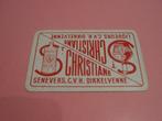 1 speelkaart Genevers St. Christiane , Dikkelvenne (183), Verzamelen, Speelkaarten, Jokers en Kwartetten, Ophalen of Verzenden