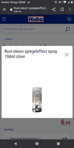 Rust-Oleum spiegeleffect spray 150ml, Antiek en Kunst, Antiek | Gereedschap en Instrumenten, Ophalen of Verzenden