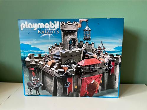 Playmobil Knights Kasteel Ridders, Kinderen en Baby's, Speelgoed | Playmobil, Zo goed als nieuw, Complete set, Ophalen of Verzenden