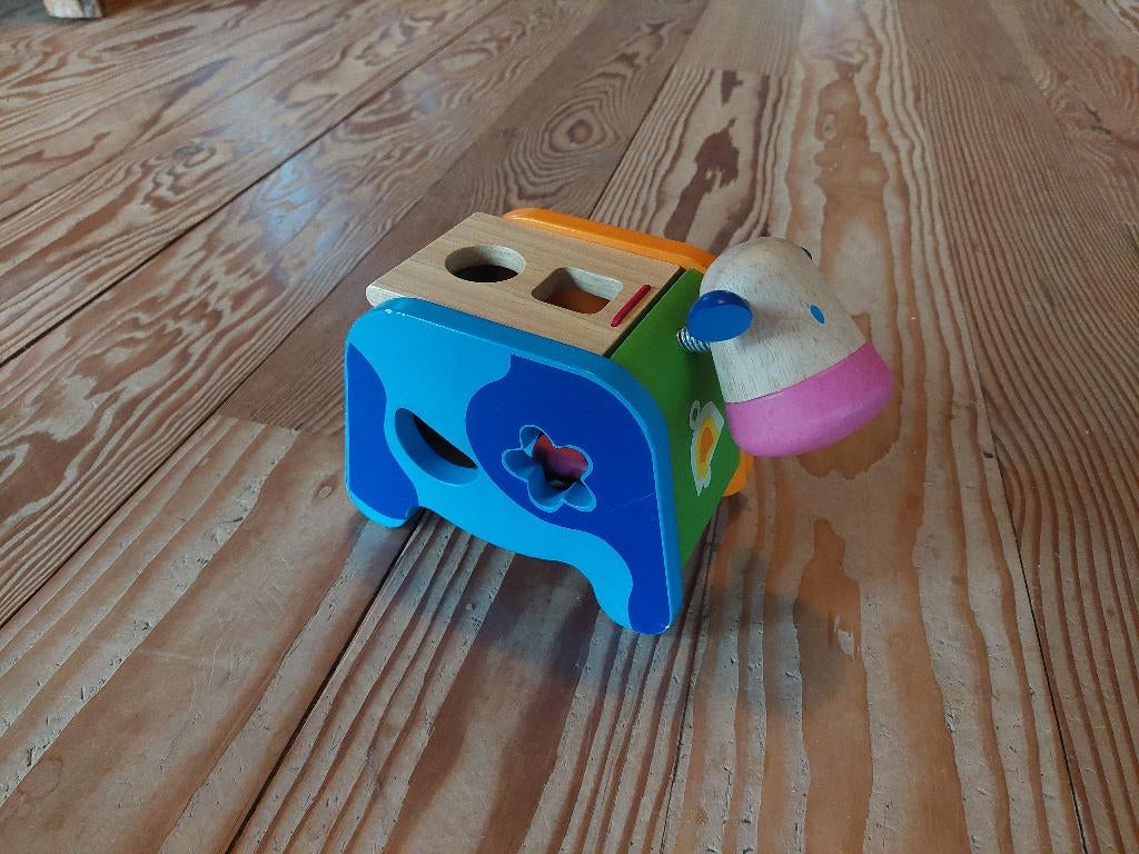 Blokkendoos, Kinderen en Baby's, Speelgoed | Houten speelgoed, Zo goed als nieuw, Ophalen of Verzenden