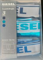 Nieuw 3-pack Diesel Boxer Trunk maat S, Kleding | Heren, Ondergoed, Verzenden, Blauw, Diesel, Boxer