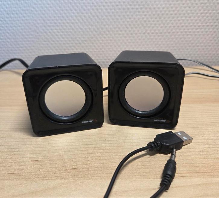 Audiocore AC870 draagbare USB-speakers, Computers en Software, Pc speakers, Zo goed als nieuw, Ophalen of Verzenden