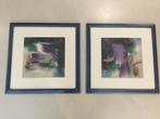 Duo Modern Art Blue, Ophalen of Verzenden