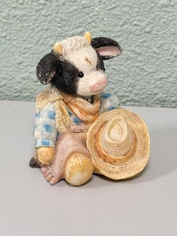 1993 koe cowboy Moo Moo's Chip 627704 Mary Rhyner beeldje beschikbaar voor biedingen