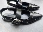 Slingback ballerina gesp studs zwart Pull & bear 36, Enlèvement ou Envoi, Pull&Bear, Comme neuf, Ballerines