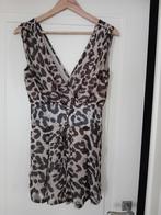 Playsuit luipaardprint maat S, Kleding | Dames, Jumpsuits, Ophalen, Zo goed als nieuw, Maat 36 (S), Bruin