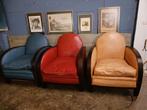 3 De Coene Art Deco fauteuils, Antiek en Kunst, Ophalen of Verzenden