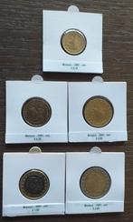 Lot - 5 munten Monaco 2001 - unc, Postzegels en Munten, Setje, Overige waardes, Ophalen of Verzenden, Monaco