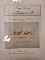 Borduurpatroon une croix, le temps d'un thé, Hobby en Vrije tijd, Ophalen of Verzenden