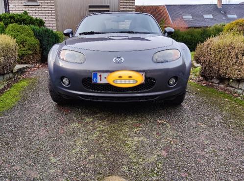 Mazda Mx5, Auto's, Mazda, Particulier, MX-5, Benzine, Cabriolet, 2 deurs, Handgeschakeld, Zilver of Grijs, Grijs, Stof, Achterwielaandrijving