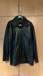 Herenvest in leder, Ophalen, Montes, Zwart, Maat 56/58 (XL)