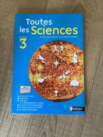 Toutes les sciences cycle 3 Editions Nathan, Livres, Enlèvement ou Envoi, Comme neuf