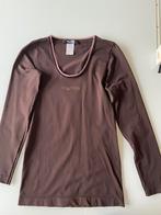 Max Mara T-shirt bruin met strass Maat L - perfect, Kleding | Dames, Maat 42/44 (L), Ophalen of Verzenden, Bruin