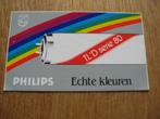 Vintage Sticker Philips Echte Kleuren, Ophalen of Verzenden, Nieuw, Bedrijf of Vereniging