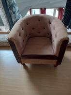 fauteuil type clubzeteltje, Minder dan 75 cm, Hout, Zo goed als nieuw, 50 tot 75 cm