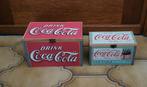 Set van 2 houten coca cola bakjes met deksel, Verzamelen, Ophalen