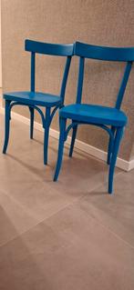 Twee Blauwe Stoelen voor 20 €., Ophalen, Gebruikt, Twee