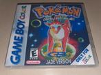 Pokemon Jade Version Game Boy Color GBC Game Case, Games en Spelcomputers, Games | Nintendo Game Boy, Zo goed als nieuw, Verzenden