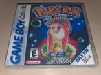 Pokemon Jade Version Game Boy Color GBC Game Case, Games en Spelcomputers, Games | Nintendo Game Boy, Verzenden, Zo goed als nieuw