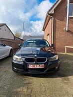 BMW E90 318D 2010, Auto's, Achterwielaandrijving, Zwart, Zwart, Leder