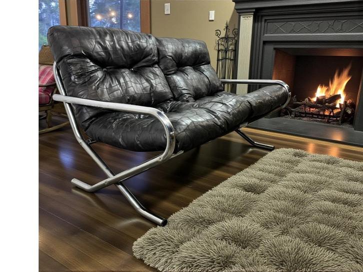 vintage tweezit / fauteuil, Antiek en Kunst, Curiosa en Brocante, Ophalen