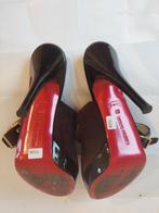 752B* Luciano Padovan-sexy bruine volledig leren sandalen (3, Verzenden, Zwart, Luciano Padovan, Zo goed als nieuw