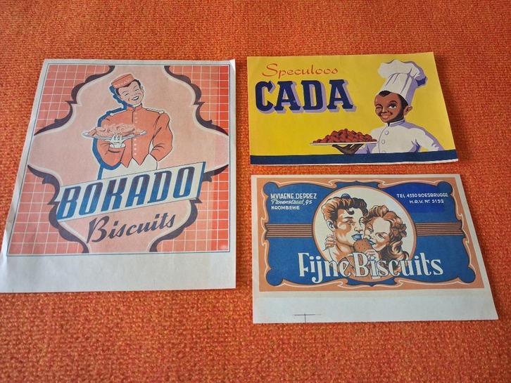 3 oude reclamefolders jaren 50, Verzamelen, Merken en Reclamevoorwerpen, Zo goed als nieuw, Verpakking, Ophalen of Verzenden